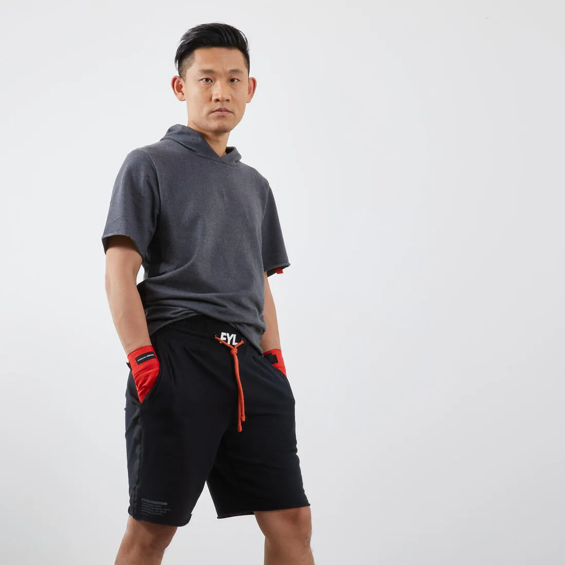 100 Adult Boxing Shorts - Black