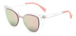 2017 brand designer women Sunglasses vintage acetate frame retro gradient cat eye shaped