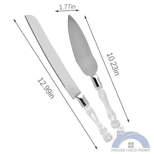 2Pcs Bread/Pizza Knife & Shovel Set