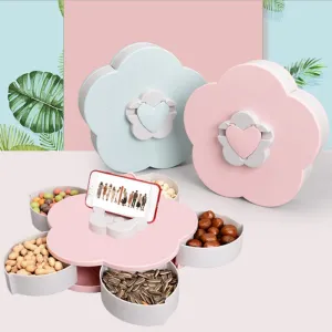 5 In 1 Rotating Candy Dry Fruit Tray