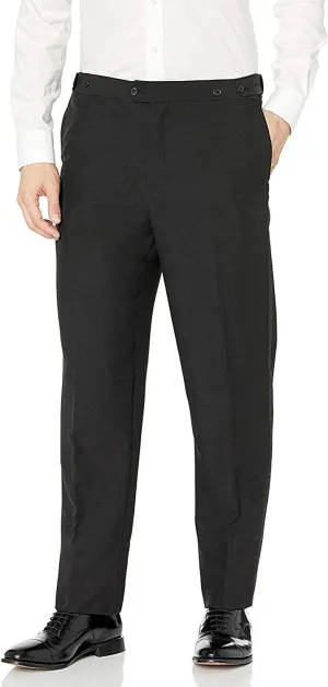 Adam Baker Men's Modern Fit Flat Front Tuxedo Pants