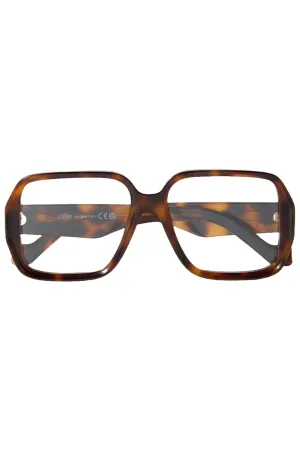 Anagram Square-frame Tortoiseshell Acetate Optical Glasses