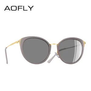 AOFLY BRAND DESIGN Polarized Sunglasses Women 2018 Fashion Ladies Cat Eye Sun Glasses Eyewear Gafas De Sol A131
