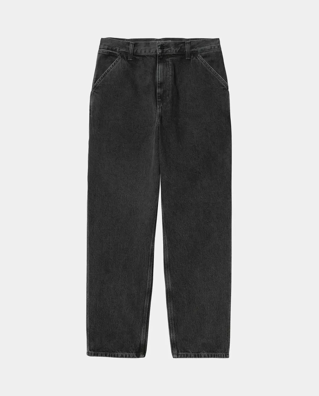 Carhartt WIP - Single Knee Pant - Black Stone Washed