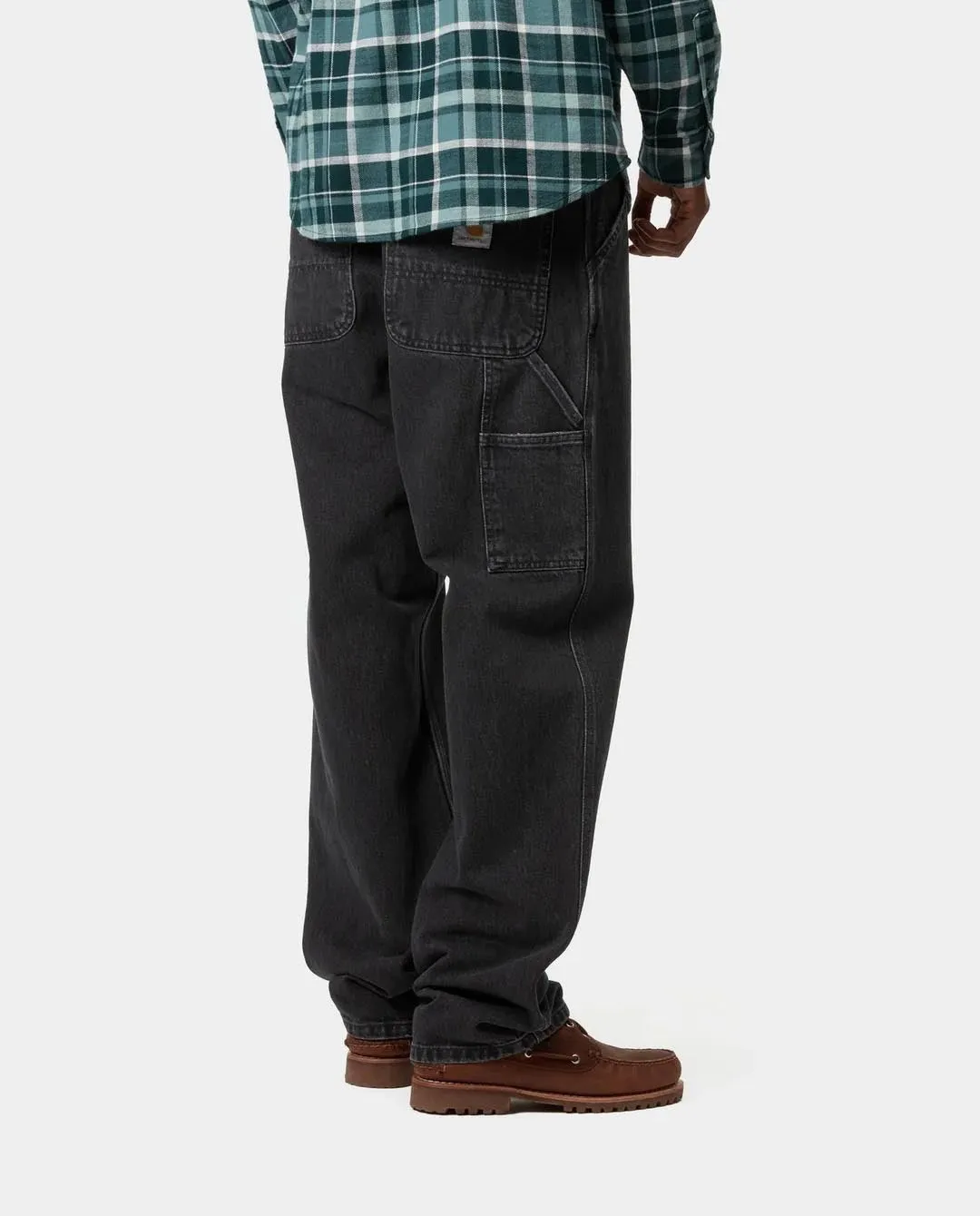 Carhartt WIP - Single Knee Pant - Black Stone Washed