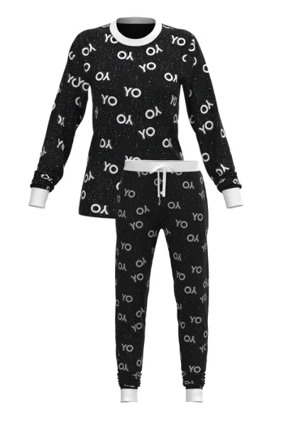 Christmas Yo Yo Yo Long Sleeve Top and Jogger Pant SET (Women)