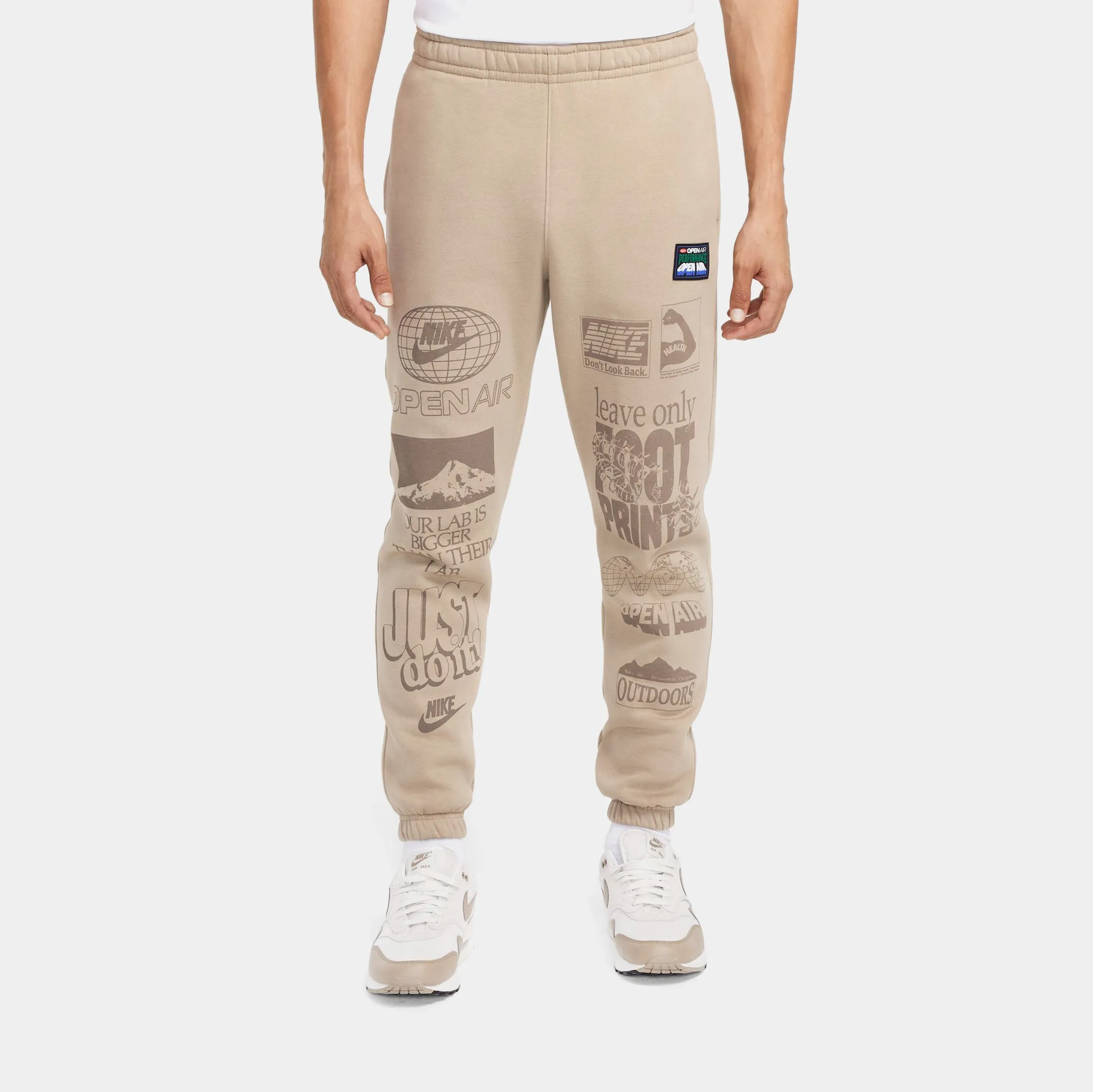 Club Mens Fleece Pant (Khaki/Brown)