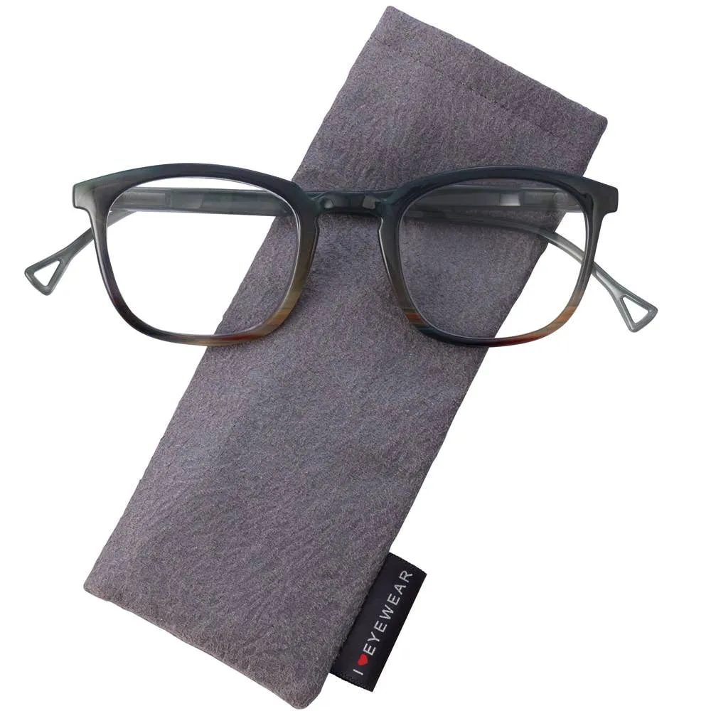 Collin Reading Glasses: Gray