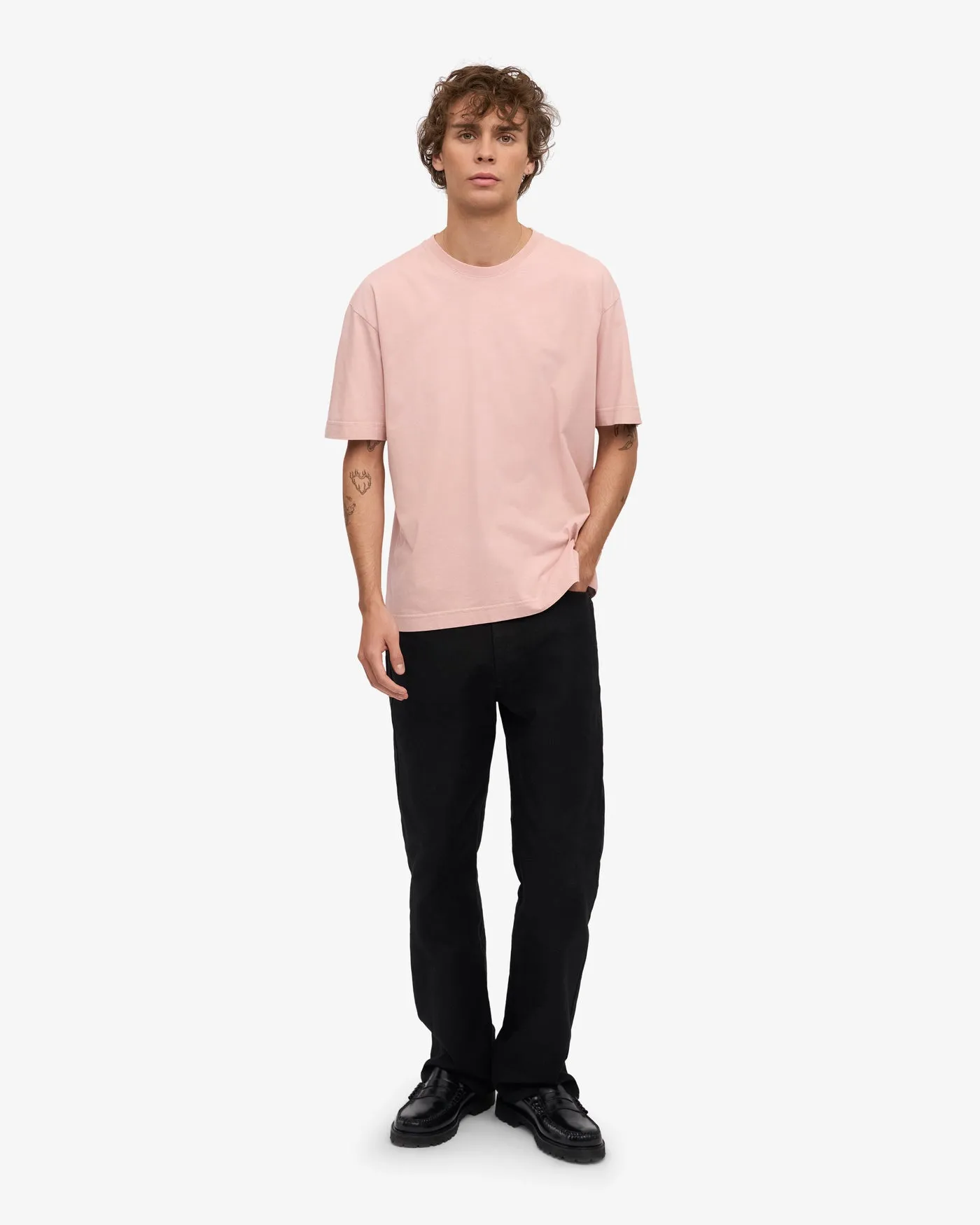 Colorful Standard Oversized Organic Tee - Faded Pink