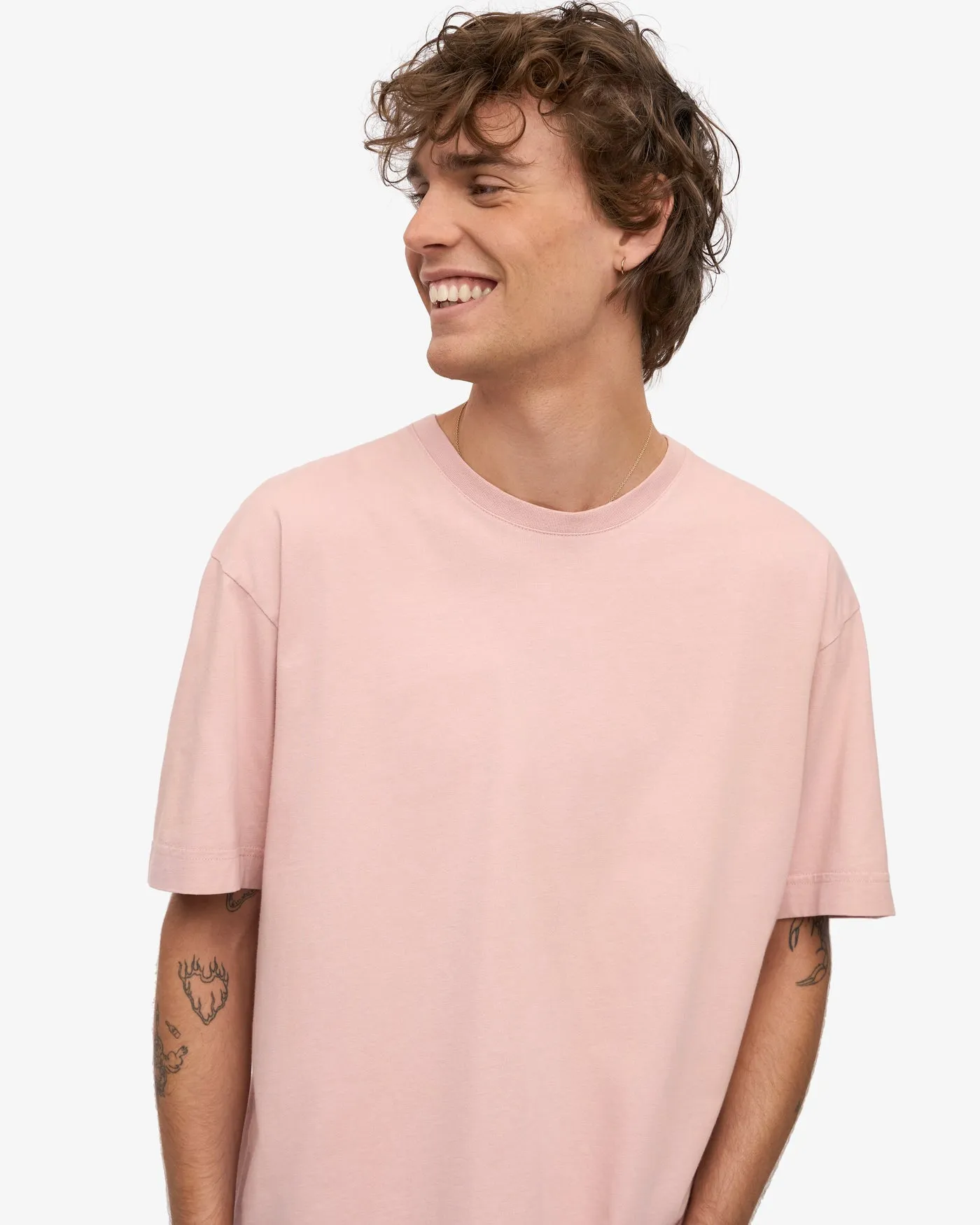 Colorful Standard Oversized Organic Tee - Faded Pink