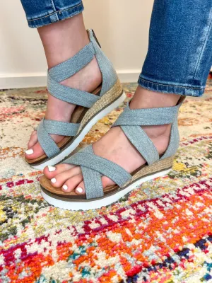 Corky's Footwear Double Dutch Sandal - Blue Denim
