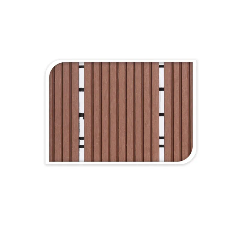 Decking Tile Set (Pack of 6) WPC Brown