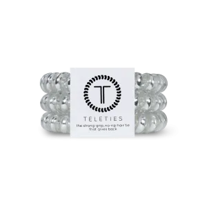 Electric Silver - Large Teleties