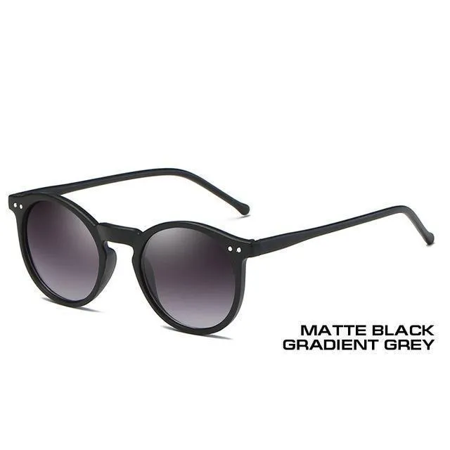 Ellipse Shape Multiple Color Reflective Sunglasses