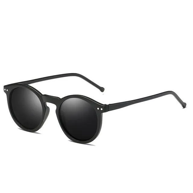 Ellipse Shape Multiple Color Reflective Sunglasses