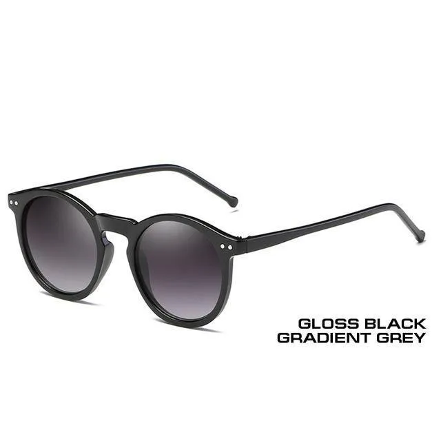 Ellipse Shape Multiple Color Reflective Sunglasses