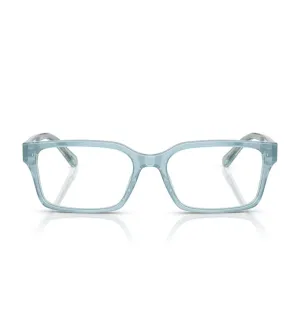 Emporio Armani Men's Blue Square Optical Frame
