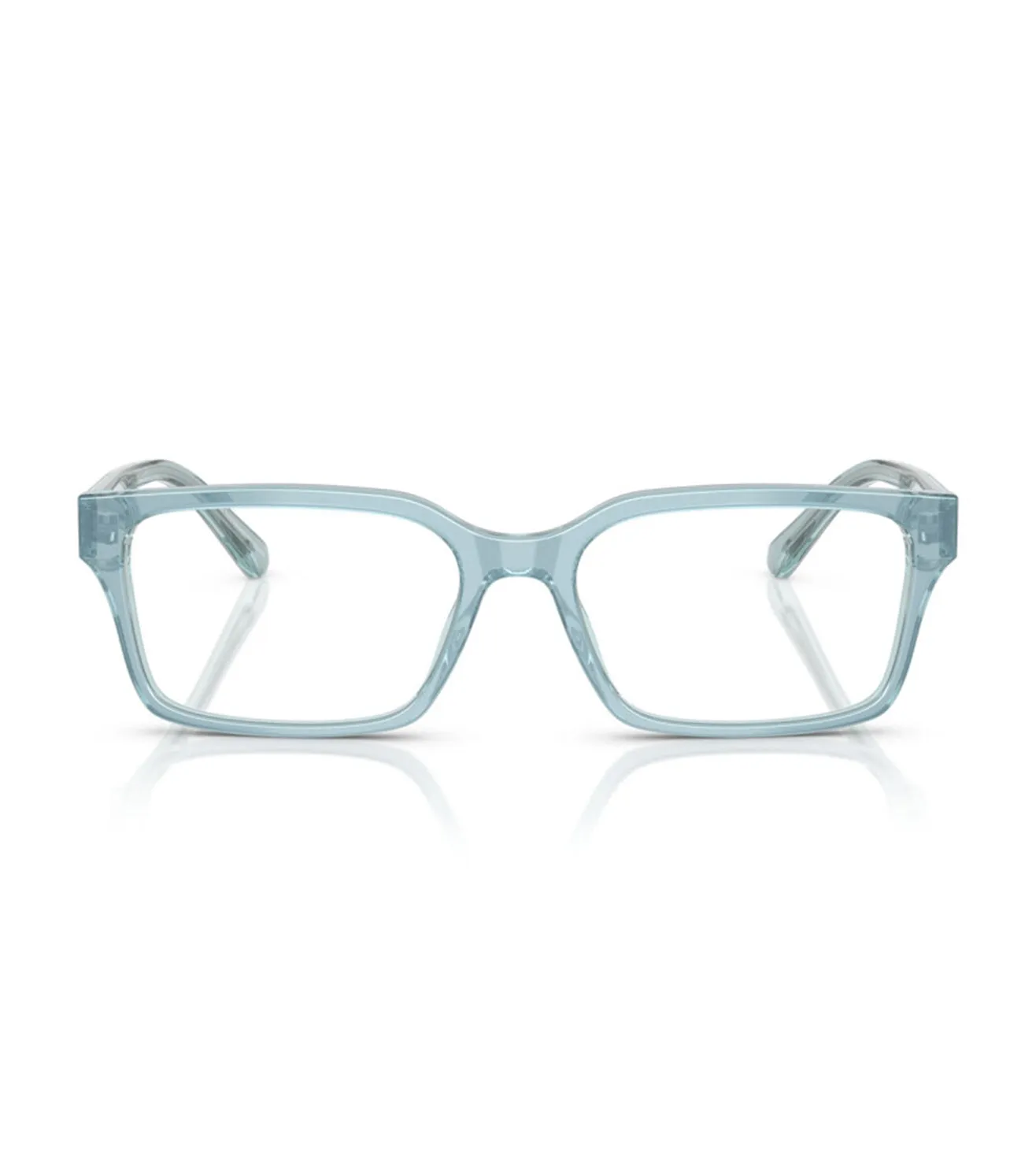 Emporio Armani Men's Blue Square Optical Frame