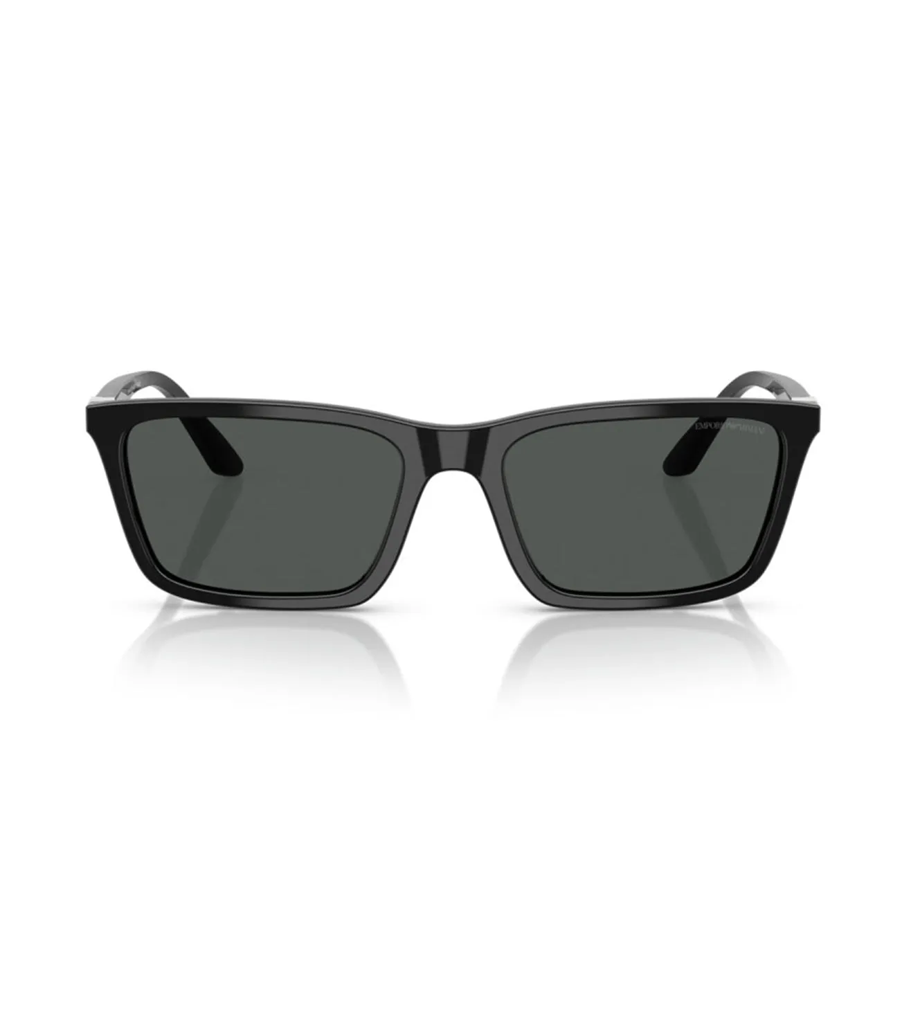 Emporio Armani Women's Dark Grey Square Sunglasses
