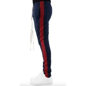 EPTM Navy Track Pants w/Red Stripe (w/Pull Strings)