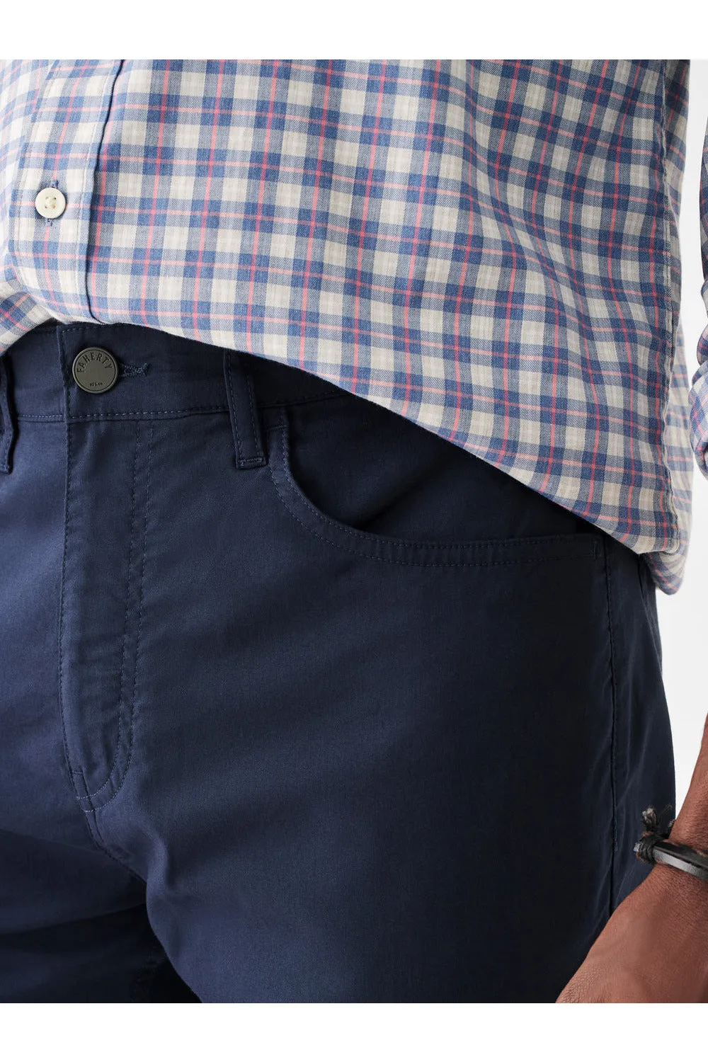 Faherty Movement 5 Pocket Pant- 32"
