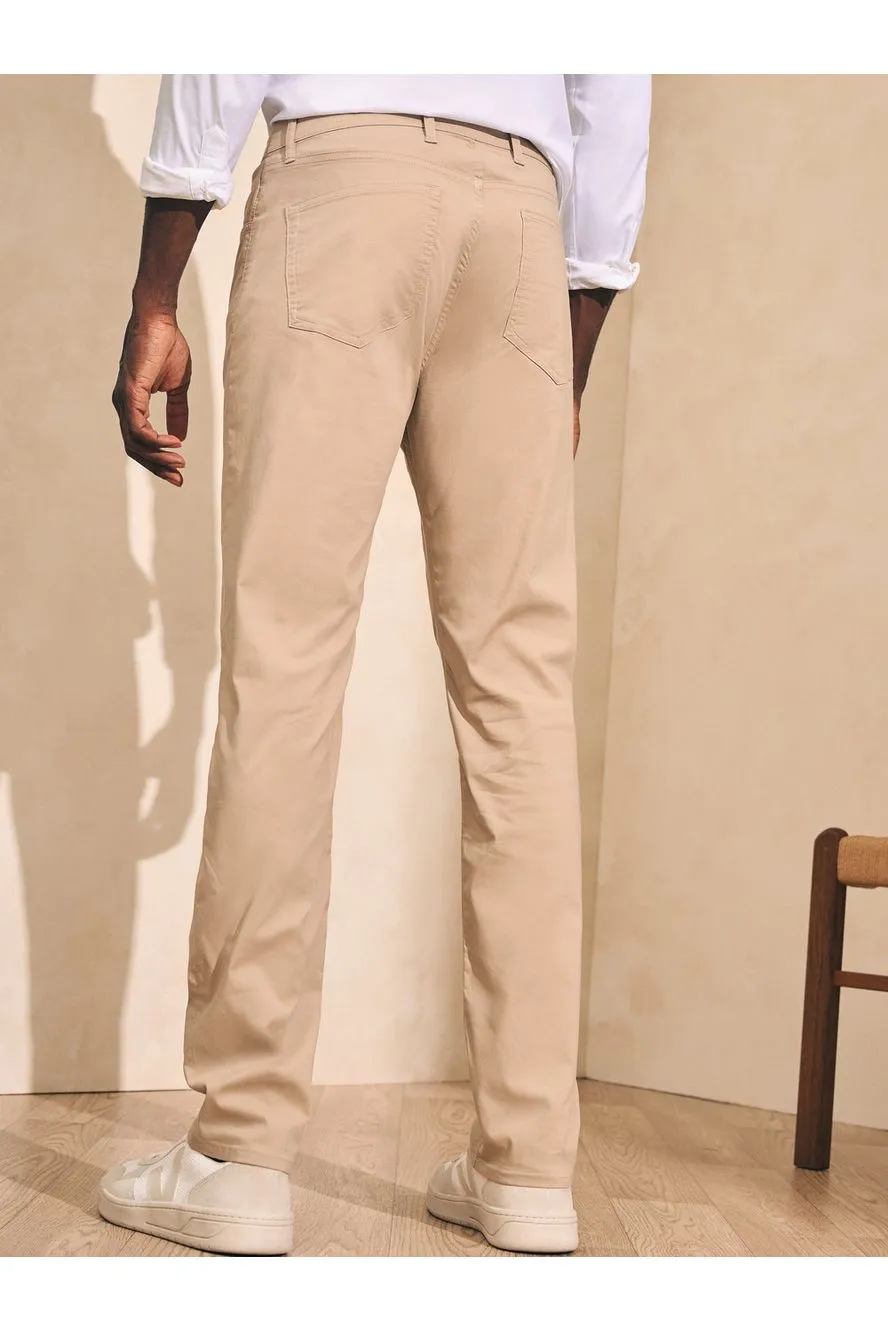 Faherty Movement 5 Pocket Pant- 32"