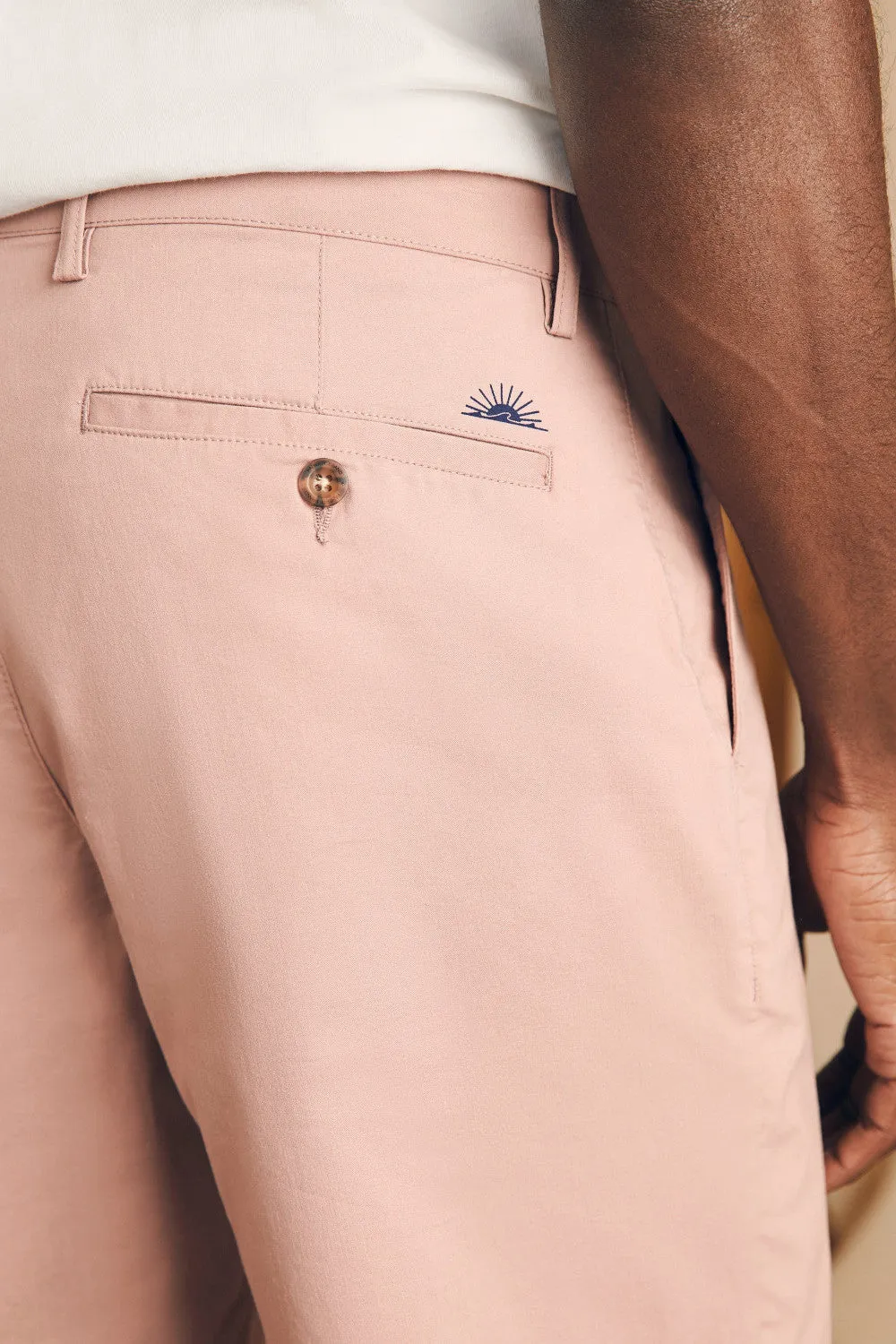 Faherty Movement Chino Short 8" in Spring Quartz
