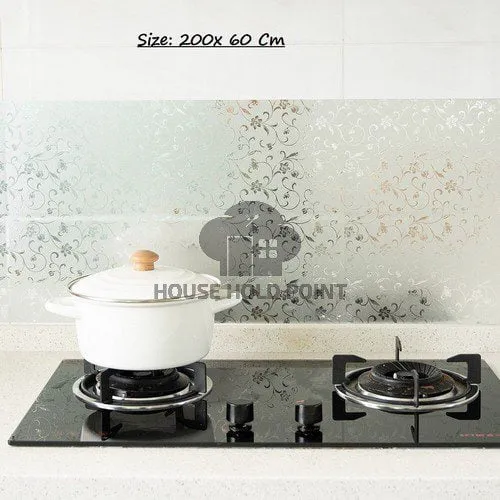 Flower Print Aluminum Sticker Sheet
