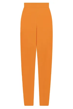 FLUID RELAXED SLIM LEG PANTS ORANGE