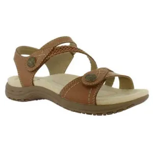 Free Spirit Malibu WALNUT Brown Leather Comfort Sandals