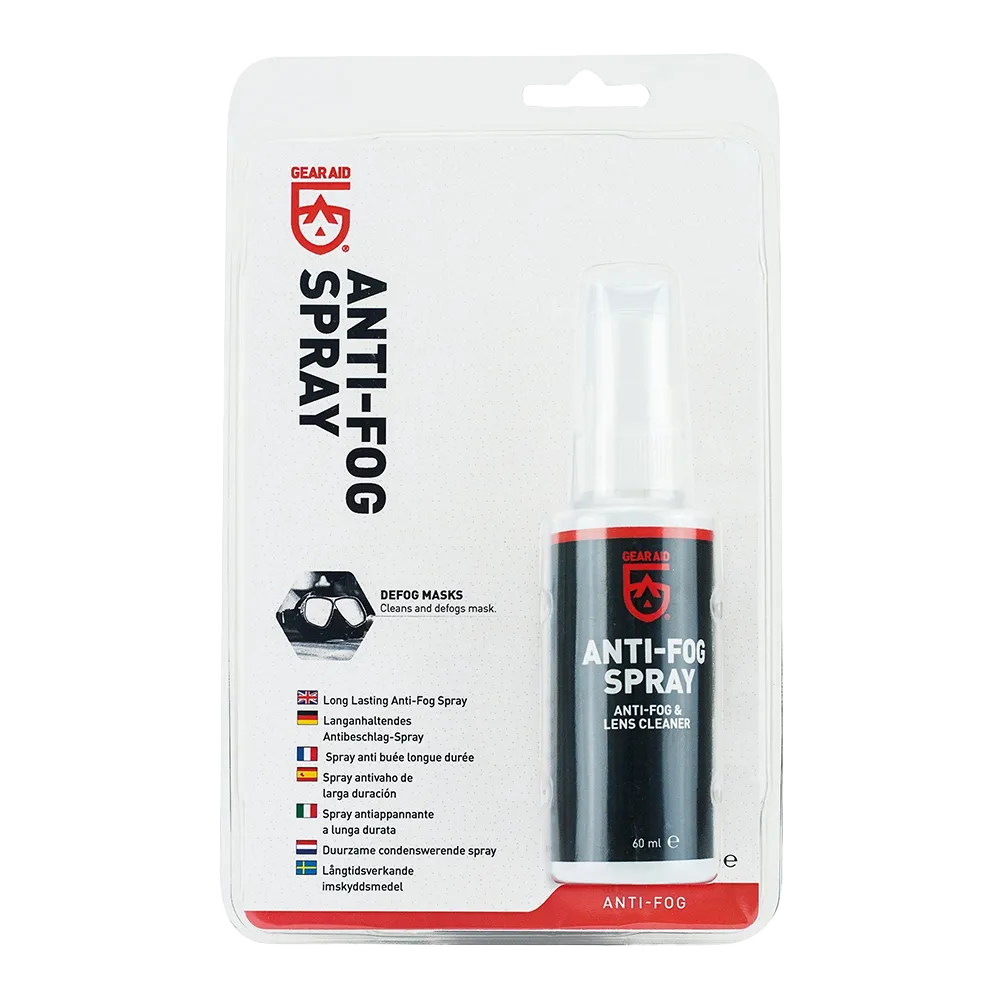 Gear Aid Anti-Fog Spray 60ml pump spray
