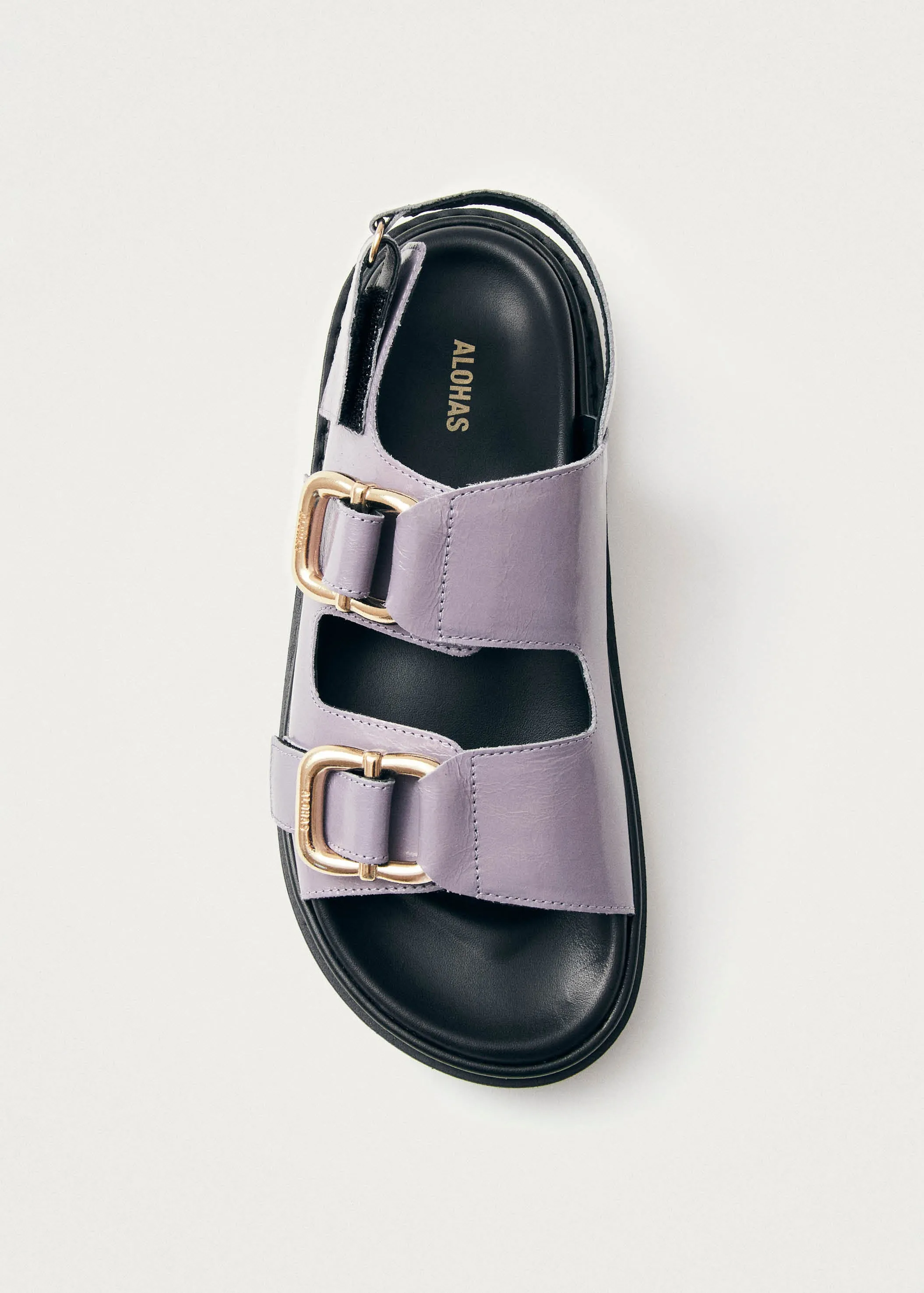 Harper Onix Malva Leather Sandals