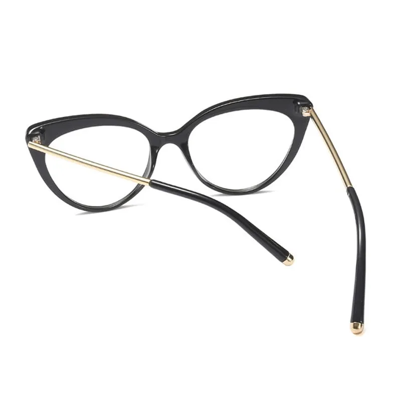Hotony Women's Full Rim Cat Eye Acetate Frame Eyeglasses 93308