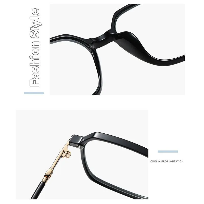 Hotony Women's Full Rim TR 90 Resin Square Frame Eyeglasses Lk303