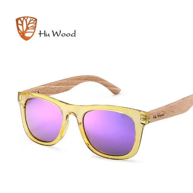 Hu Wood Kids Polarized  Sunglass Frames and Beech  Arms | 4 to 8 years