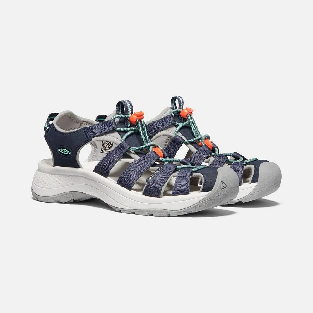 KEEN  Astoria West Sandal - Navy Beveled Glass