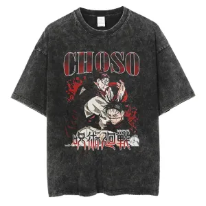 [KUJO] "Choso" Vintage Oversized T Shirt