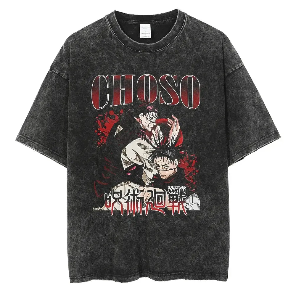 [KUJO] "Choso" Vintage Oversized T Shirt