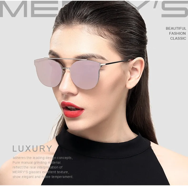 Ladies Cat Eye Sunglasses Classic Brand Designer Sunglasses