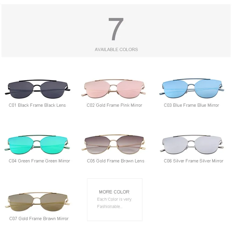 Ladies Cat Eye Sunglasses Classic Brand Designer Sunglasses