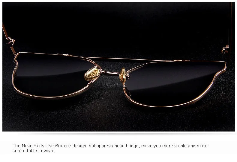 Ladies Cat Eye Sunglasses Classic Brand Designer Sunglasses