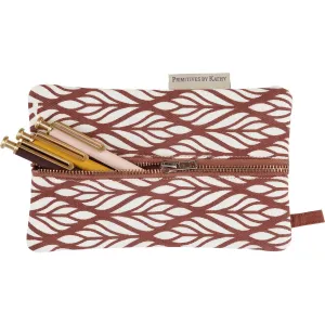 LEAF DESIGN PENCIL POUCH