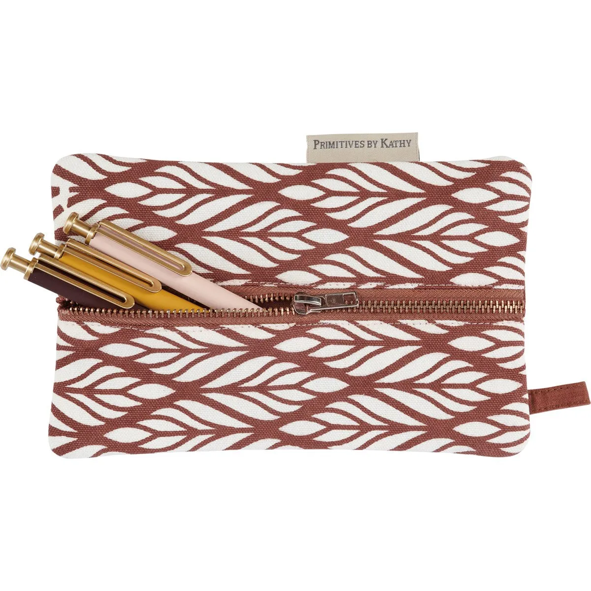 LEAF DESIGN PENCIL POUCH