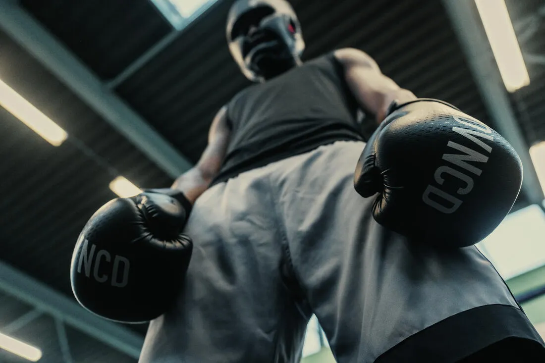 Light And Breathable Boxing Shorts 500 - Grey