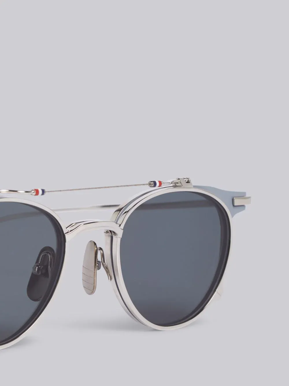 Matte Cool Grey Silver Eyewear