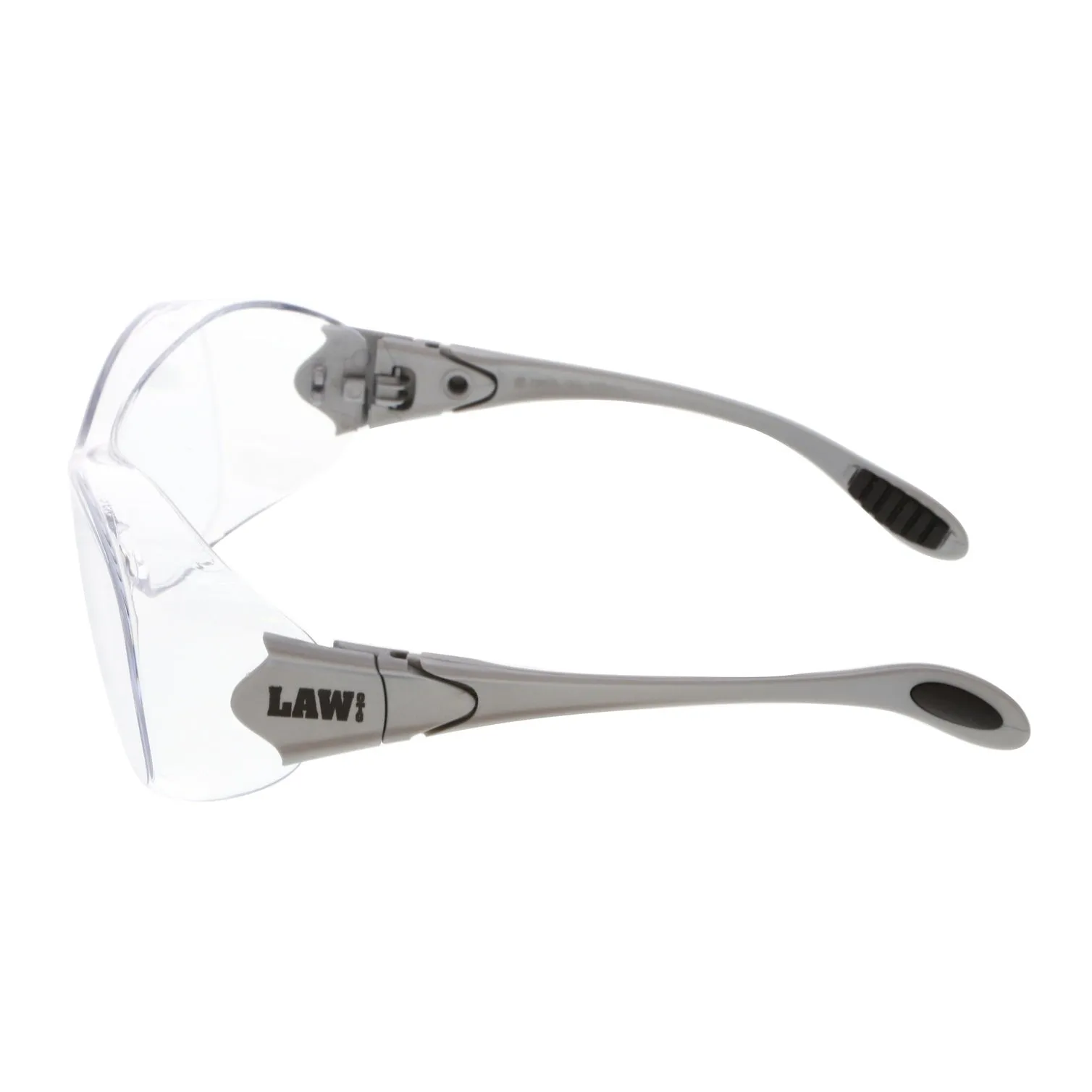 MCR Crews Law OTG (Over the Glass) Frame Safety Glasses, Clear Anti-Fog Lens, OG110AF