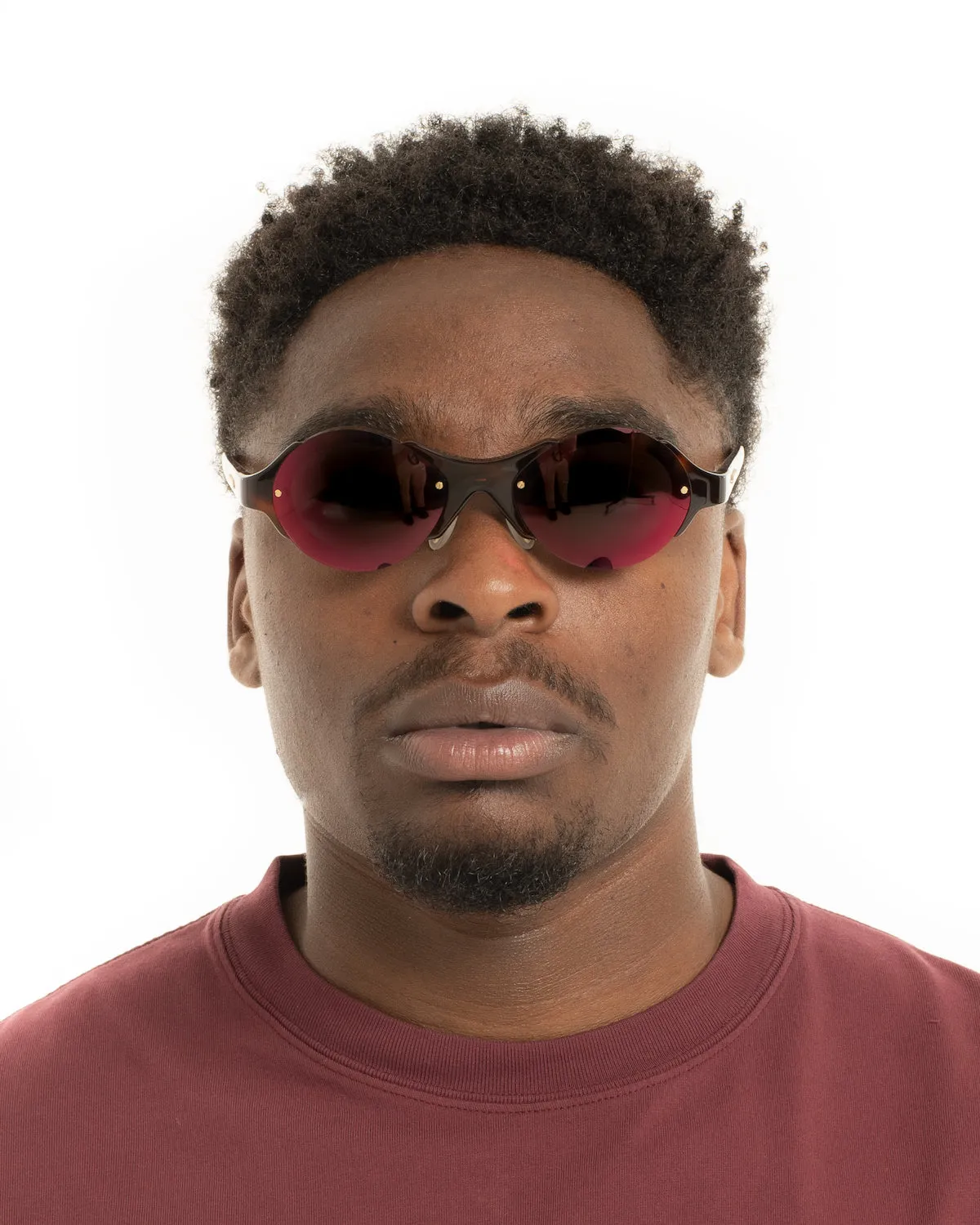 Mutant Post Modern Primitive Eye Protection - Brown Tortoise/Red Reflective