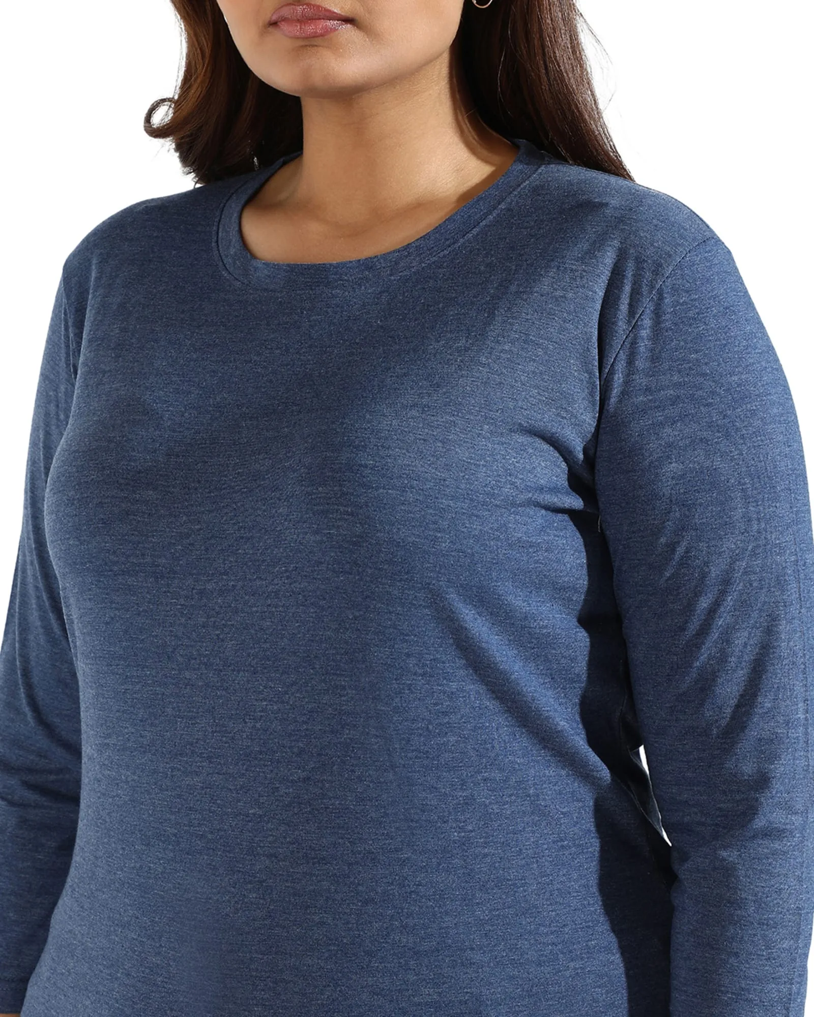 Navy Round Neck Tee | Navy
