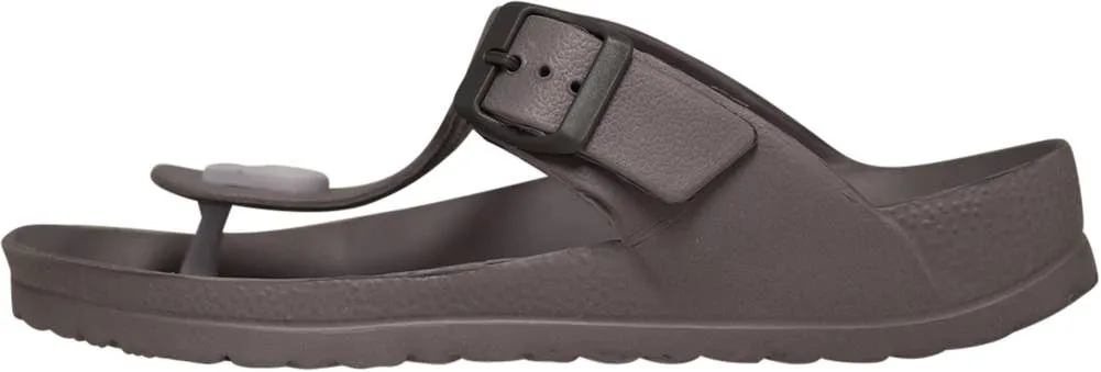 Norty Womens Flip Flop Clog Grey