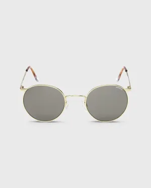 P3 Sunglasses in 23K Gold/Gray Glass Lens